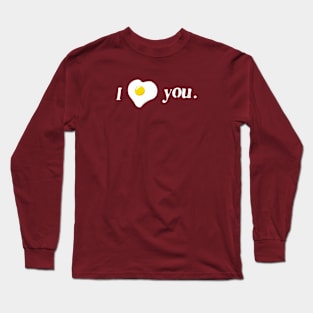 i love you egg Long Sleeve T-Shirt